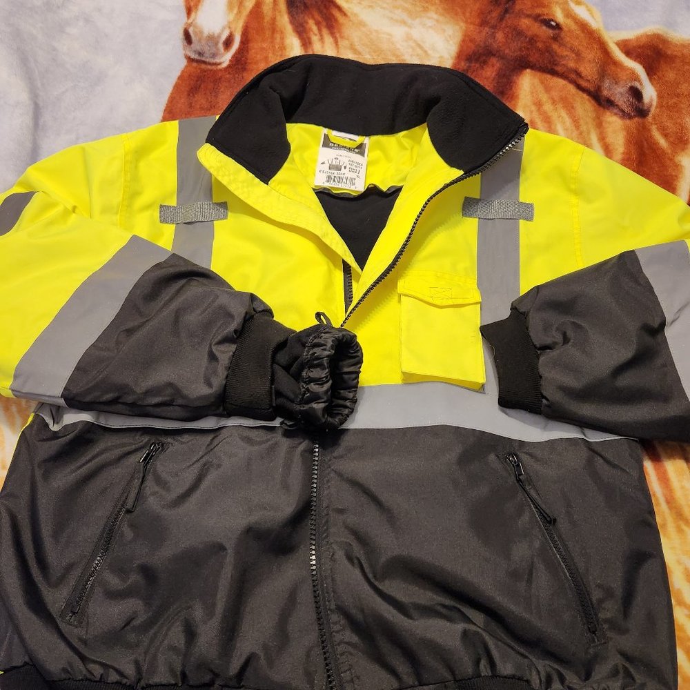 RADIANS MENS XL HI-VIS 3IN1 WEATHERPROOF PARKA